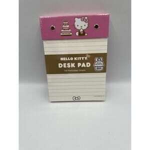 Hello Kitty Sanrio 2024 Birthday Cake Desk Pad Perforated Pages Special Edition